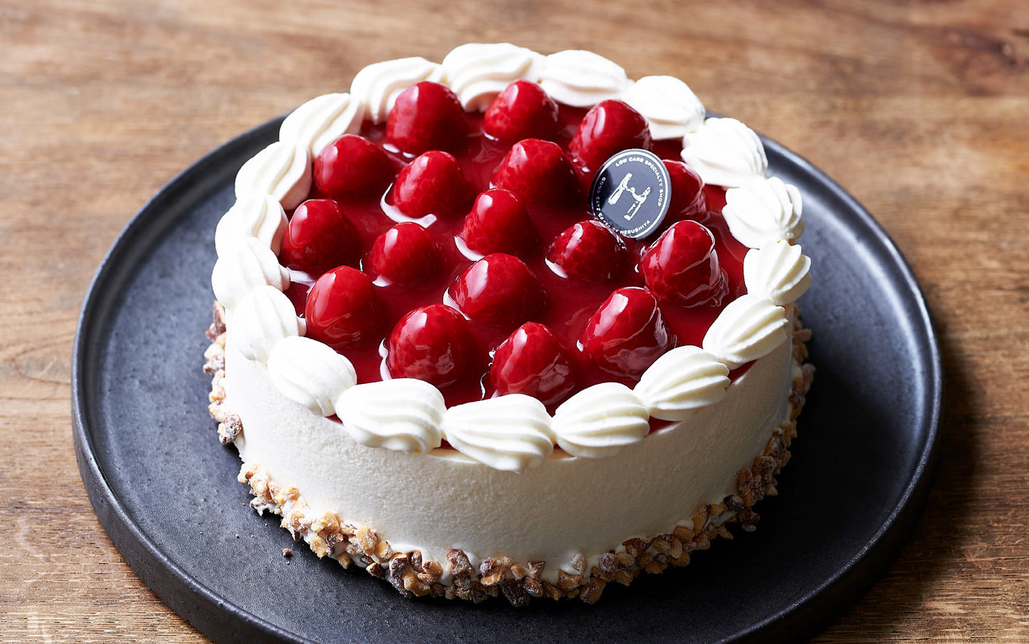 [低糖質]木苺レアチーズケーキ